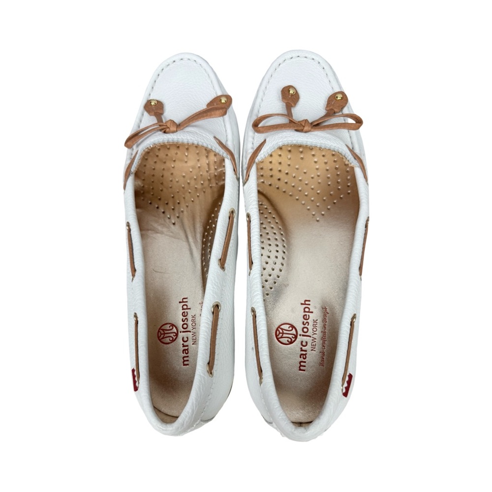 Marc Joseph Cypress Hill Golf Shoes Moccasin Leather White Women’s EUC - Picture 6 of 10